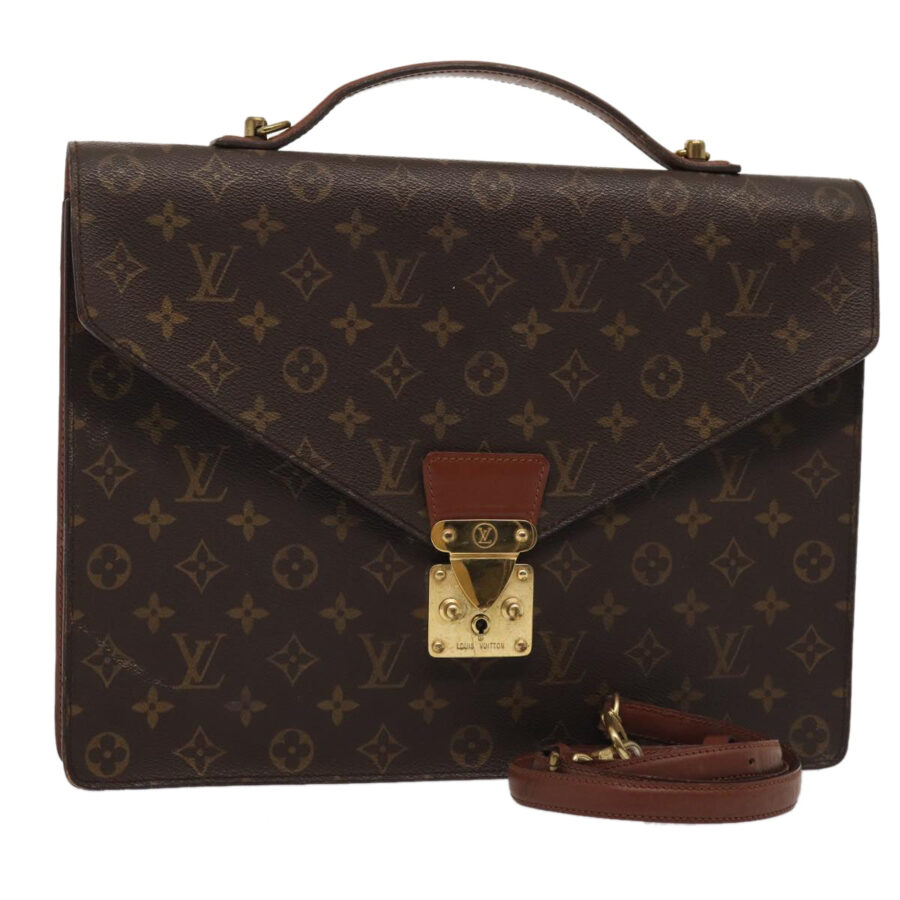 LOUIS VUITTON Monogram Porte Documents Bandouliere Bag LV Auth bs17273 | Studio Nafay