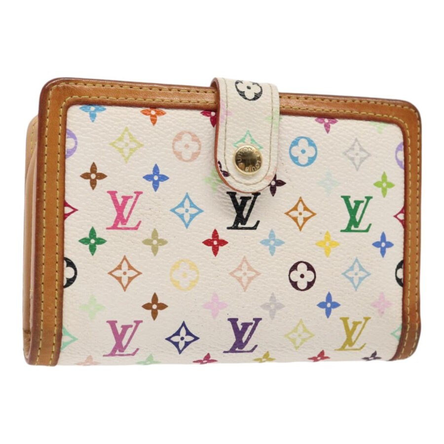 LOUIS VUITTON Multicolor Portefeuille Viennois Wallet Black Auth bs17392 | Studio Nafay