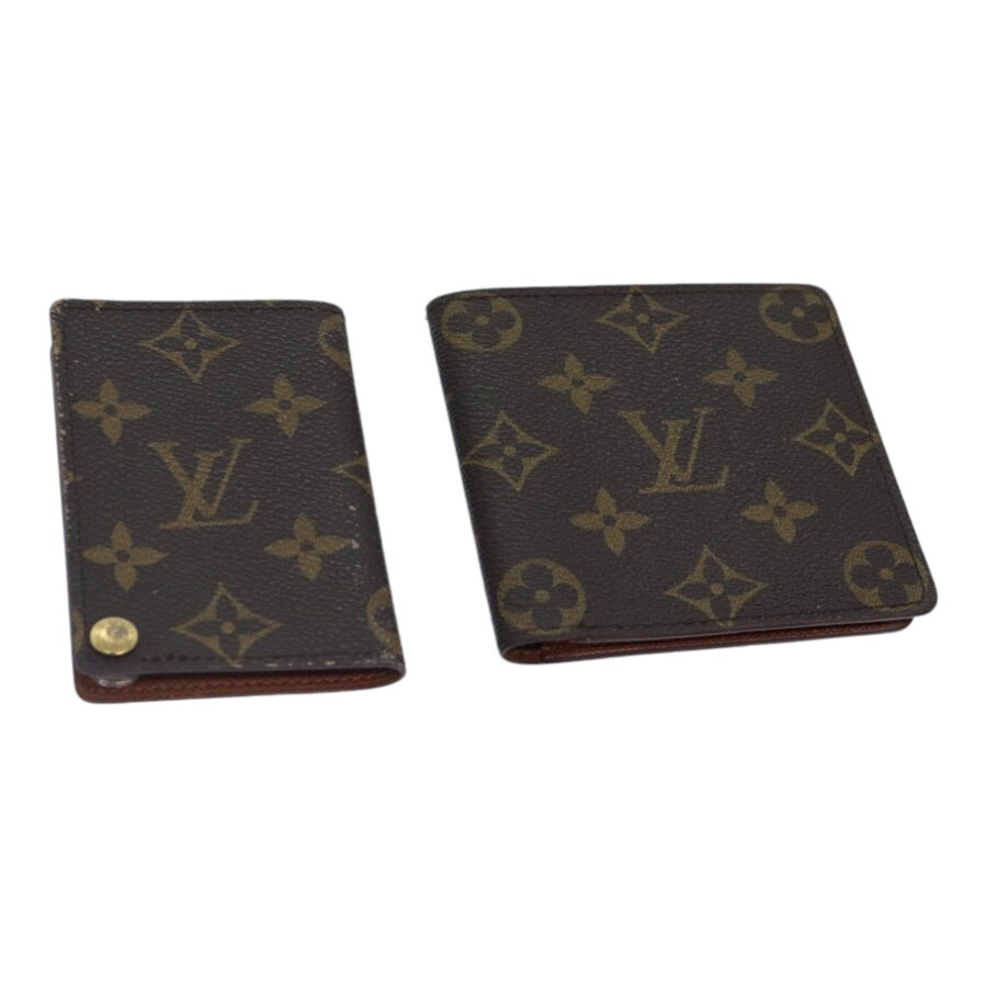 LOUIS VUITTON Monogram Wallet 2Set LV Auth bs17454 | Studio Nafay