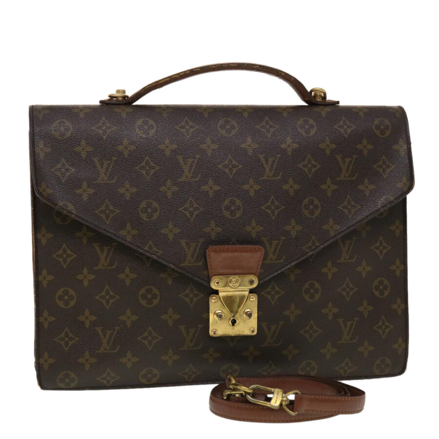 LOUIS VUITTON Monogram Porte Documents Bandouliere Bag 2way Auth bs5892 | Studio Nafay