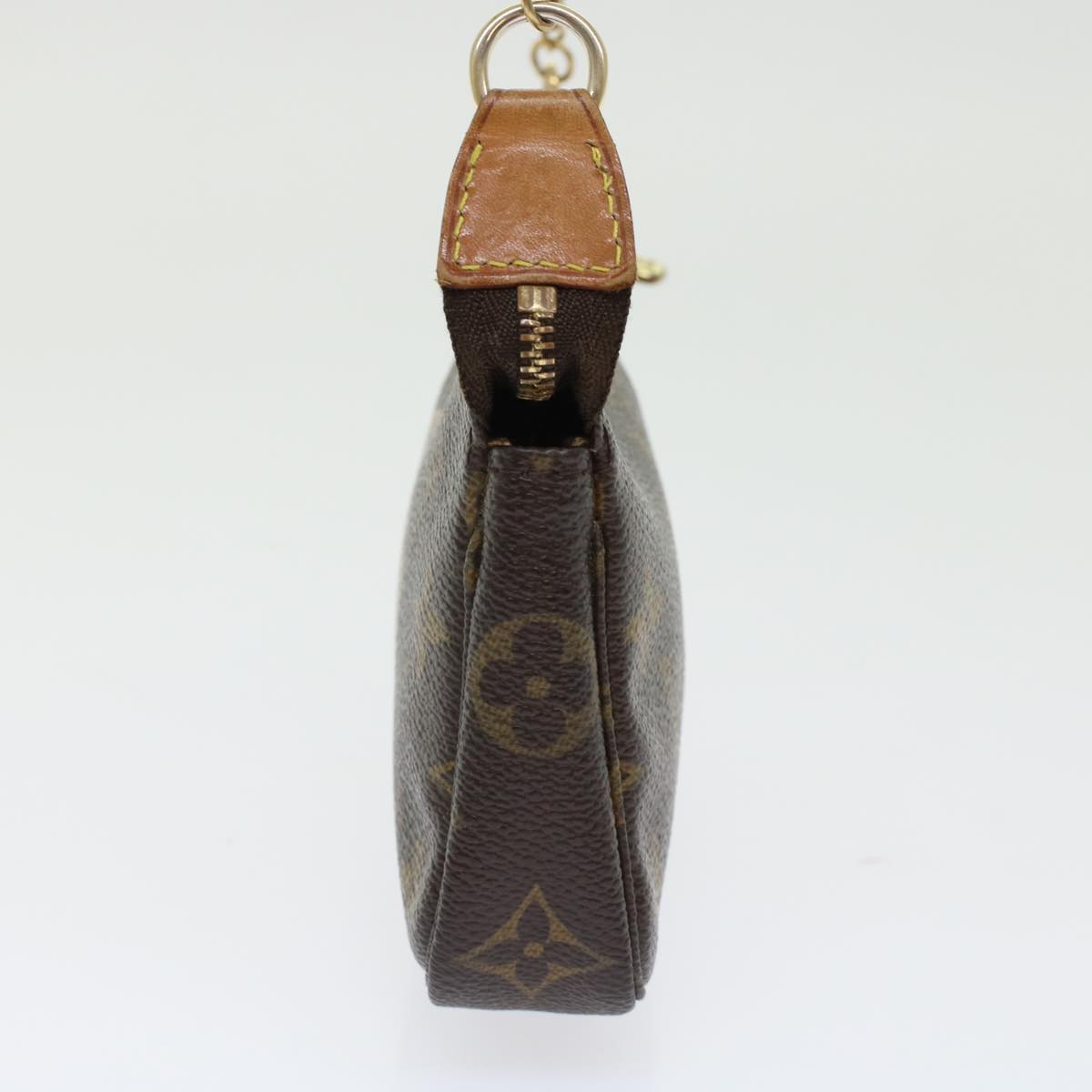 LOUIS VUITTON Monogram T&B Mini Pochette Accessoires Pouch LV Auth bs6287