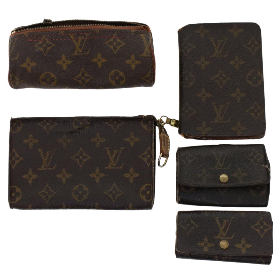 LOUIS VUITTON Monogram Wallet Pouch 5Set LV bs6831 | Studio Nafay