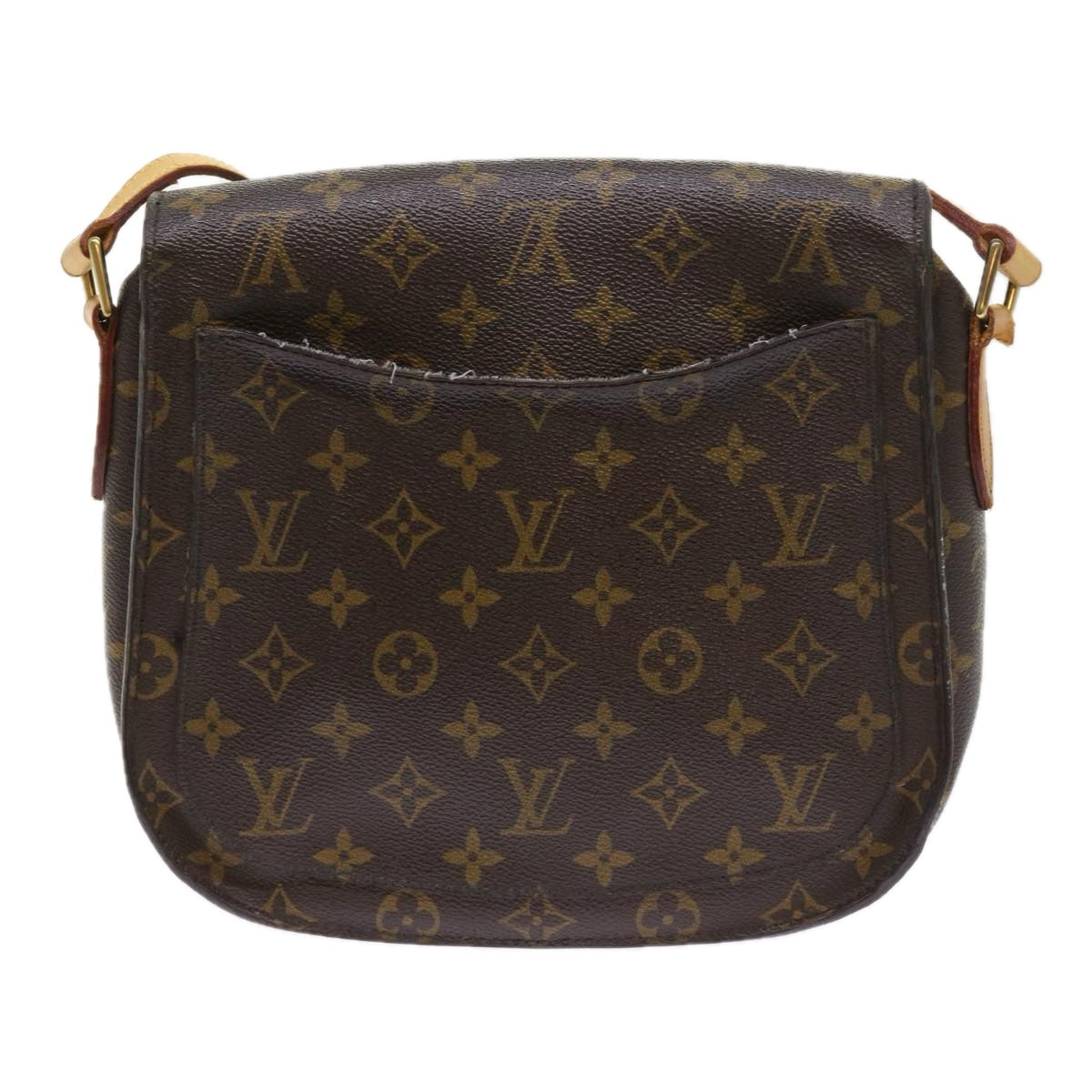 LOUIS VUITTON Monogram Saint Cloud GM Shoulder Bag LV Auth bs9303