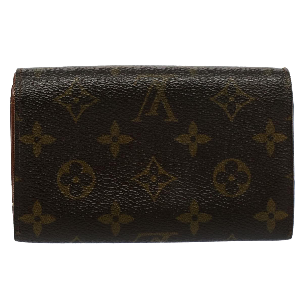 LOUIS VUITTON Monogram Portefeuille Tresol Wallet LV Auth bs9474