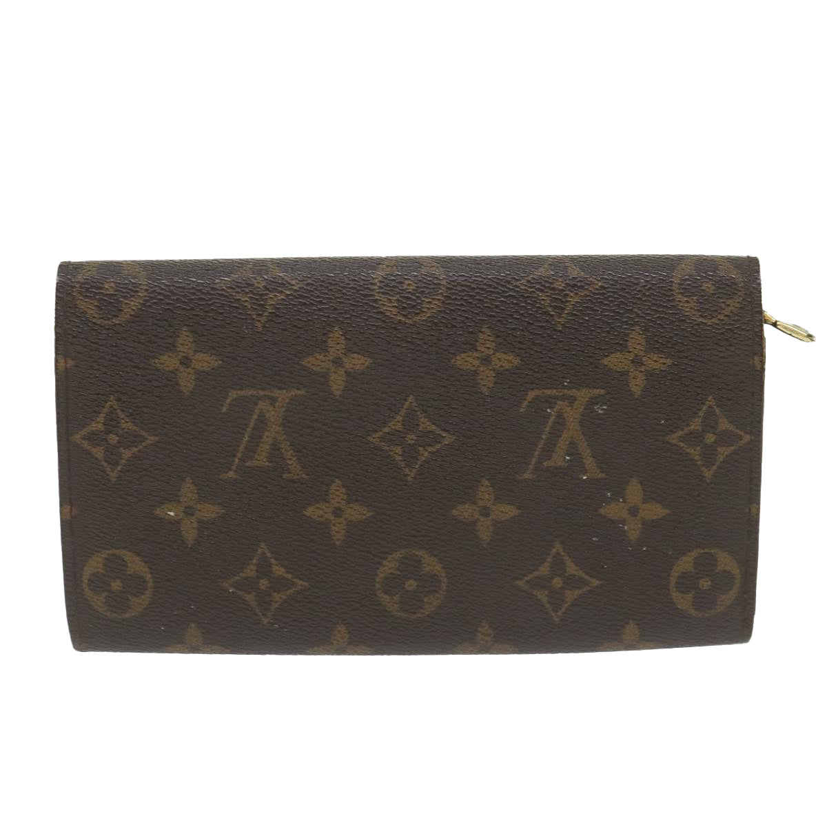 LOUIS VUITTON Monogram Portefeuille Sarah Long Wallet LV Auth bs9879