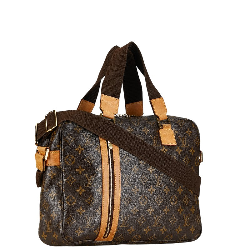 Louis Vuitton Monogram Soccer Boss F Handbag Brown PVC Leather Louis Vuitton