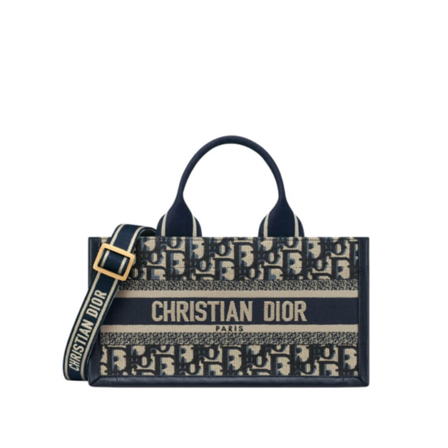 East-West Dior Book Tote with strap | Studio Nafay