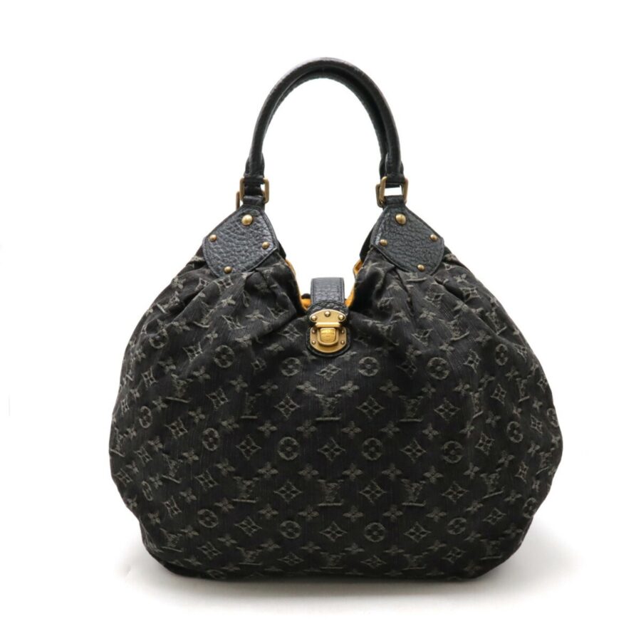 Louis Vuitton Noir Monogram blue Handbag Shoulder Bag