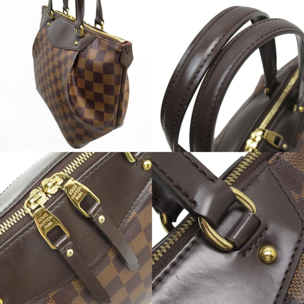 Louis Vuitton Ebene Damier Canvas Handbag