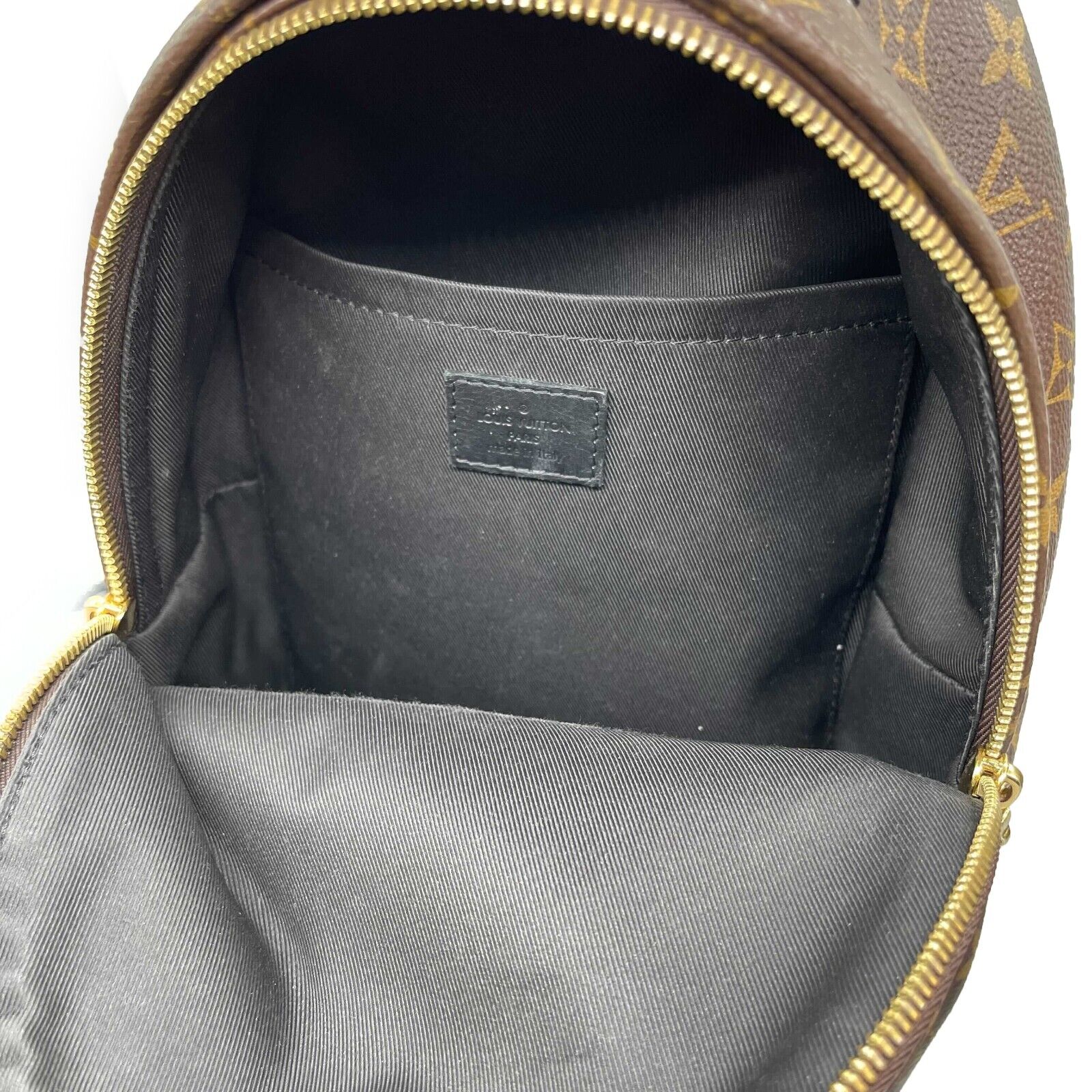 LOUIS VUITTON Monogram Canvas Palm Springs PM Brown Backpack