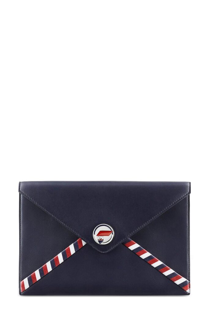 Airline Envelope Clutch Blue - Product Image 2