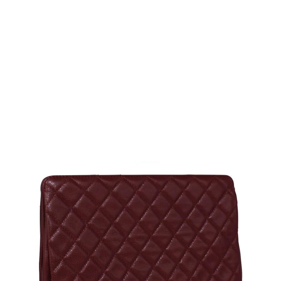 Caviar Timeless Clutch Red | Studio Nafay