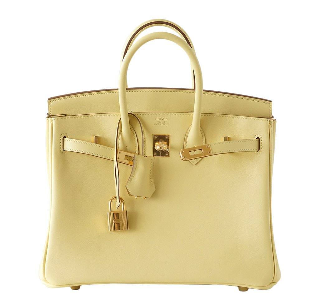 HermesBirkin 25 Jaune Poussin Bag