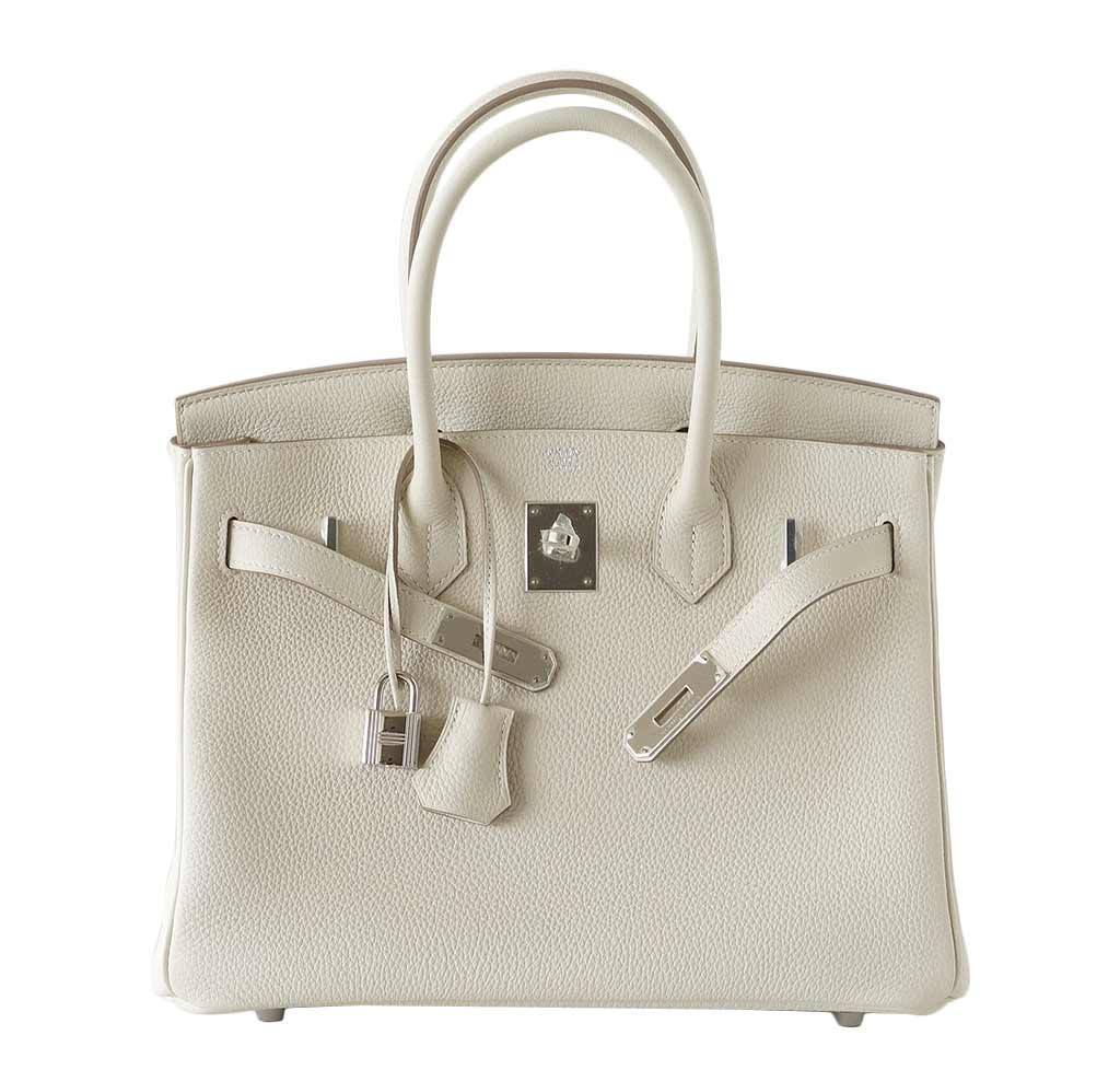 HermesBirkin 30 Craie PHW