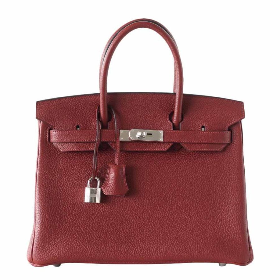 HermesBirkin 30 Rouge H Togo Bag | Studio Nafay