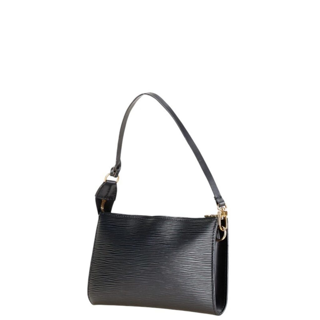 Louis Vuitton Noir Leather Handbag Pouch