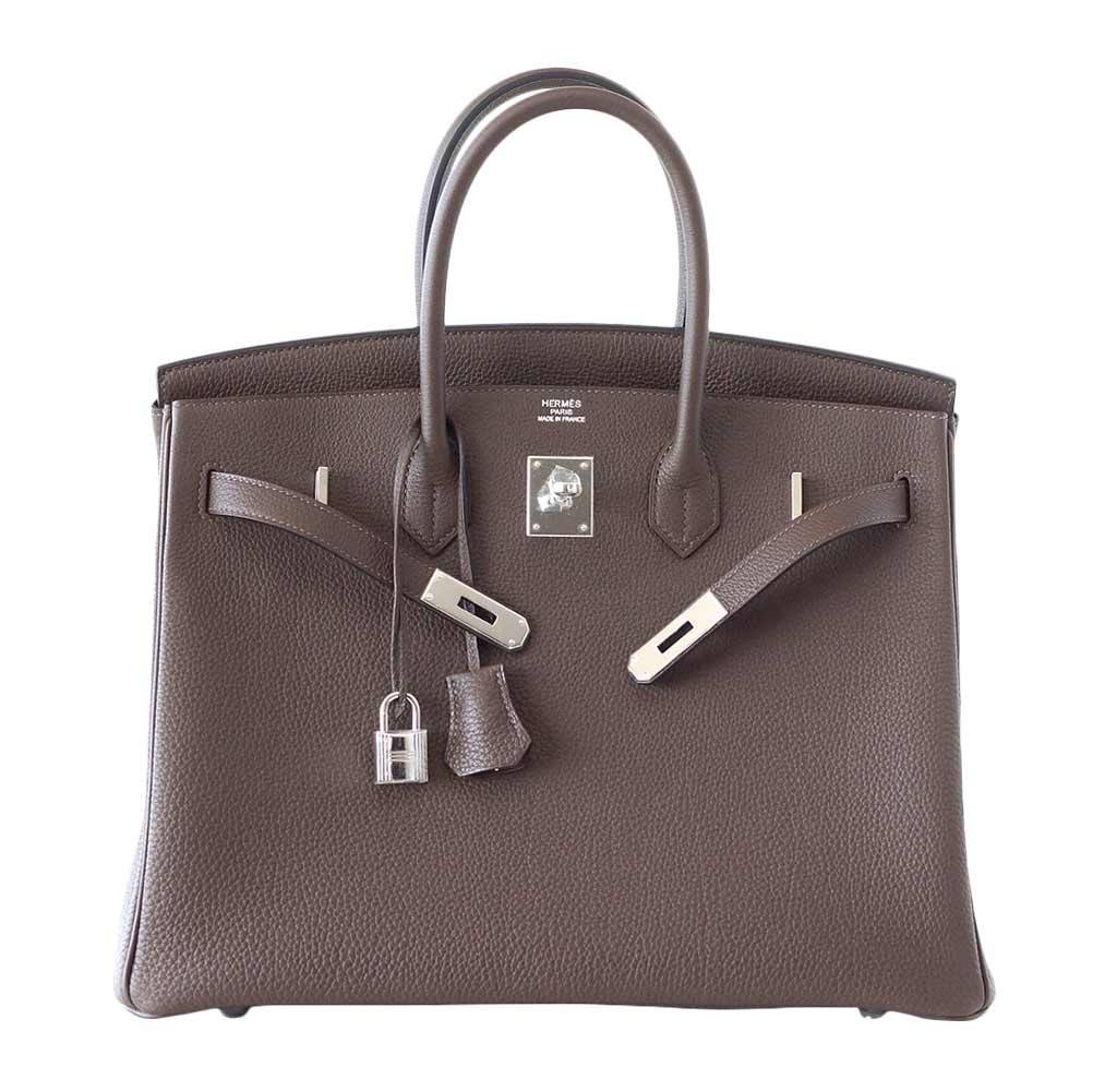 HermesBirkin 35 Ecorce Togo Bag
