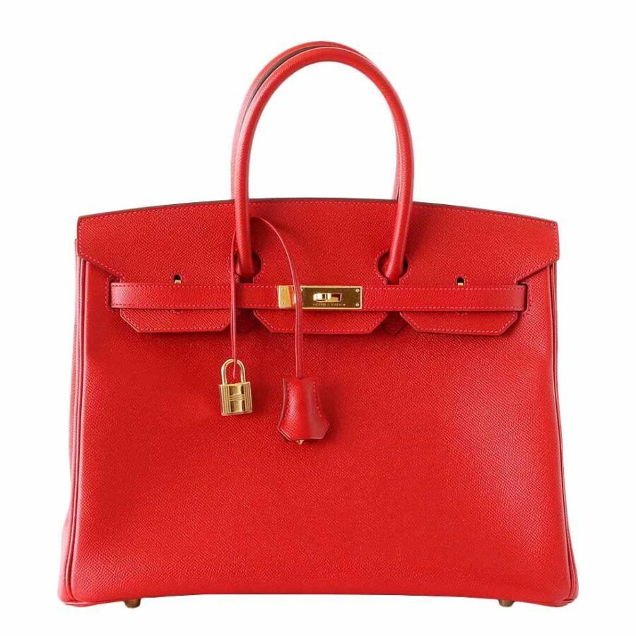 HermesBirkin 35 Rouge Casaque Epsom Bag GHW | Studio Nafay