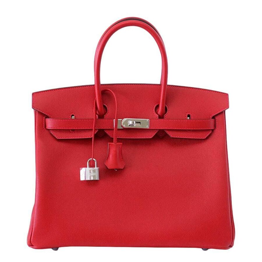 HermesBirkin 35 Rouge Casaque Epsom Bag PHW | Studio Nafay