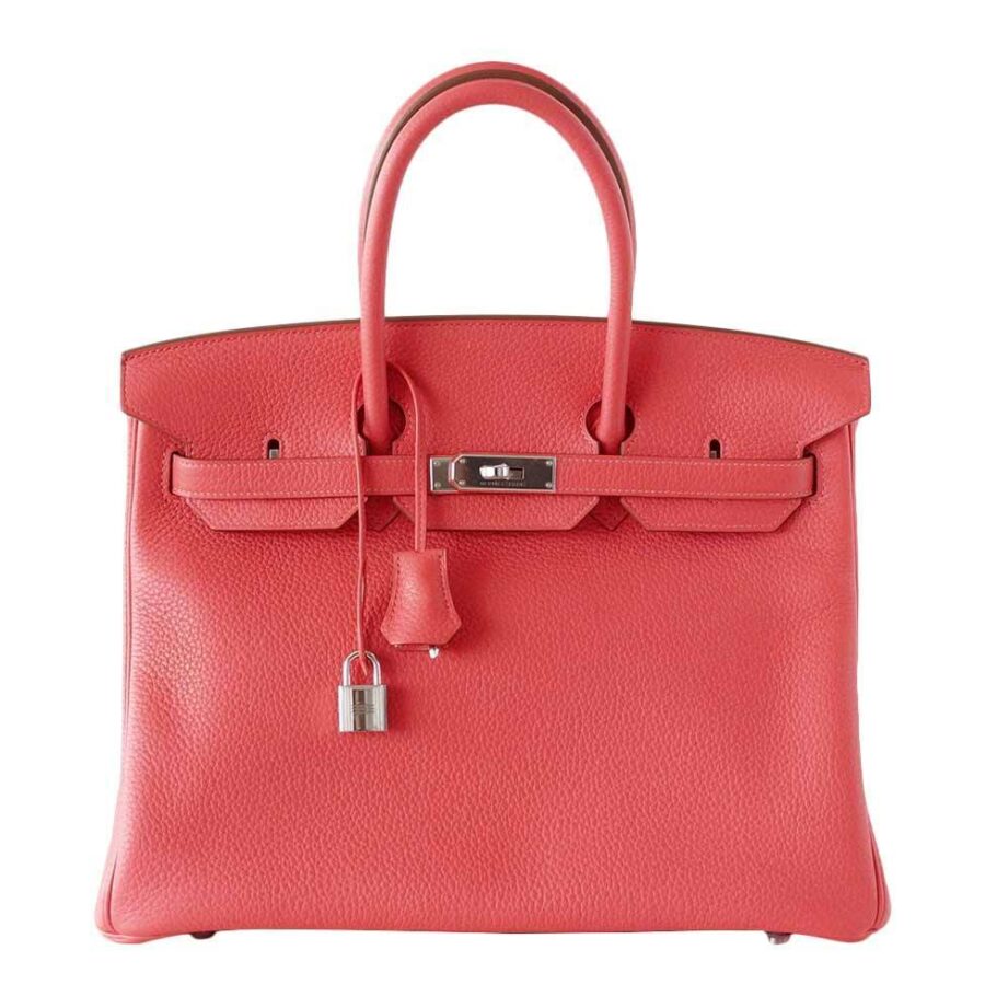 HermesBirkin 35 Rose Jaipur Bag Clemence PHW | Studio Nafay