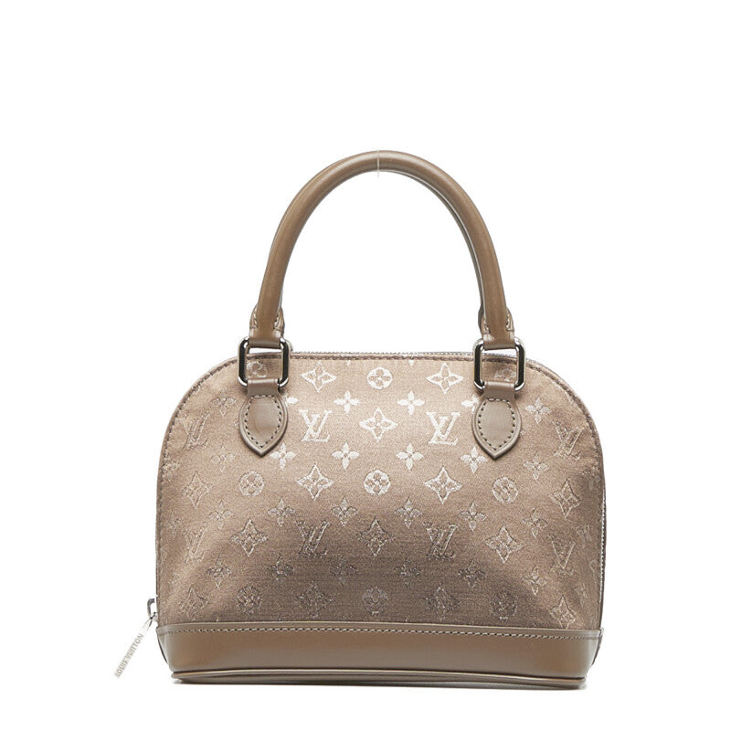 Louis Vuitton Monogram Saten Little Alma Handbag Mini Bag Brown Leather Louis Vuitton | Studio Nafay