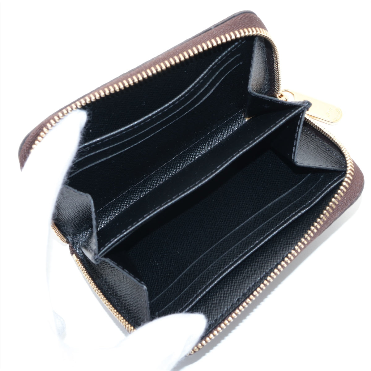 Louis Vuitton Monogram Giant Reversee Zippy Coin Brown x Black Coin Power