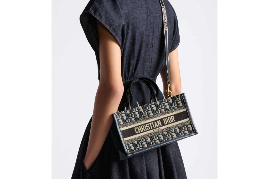 East-West Dior Book Tote with strap - Product Image 2