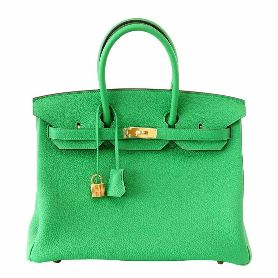 HermesBirkin 35 Bamboo Bag GHW | Studio Nafay