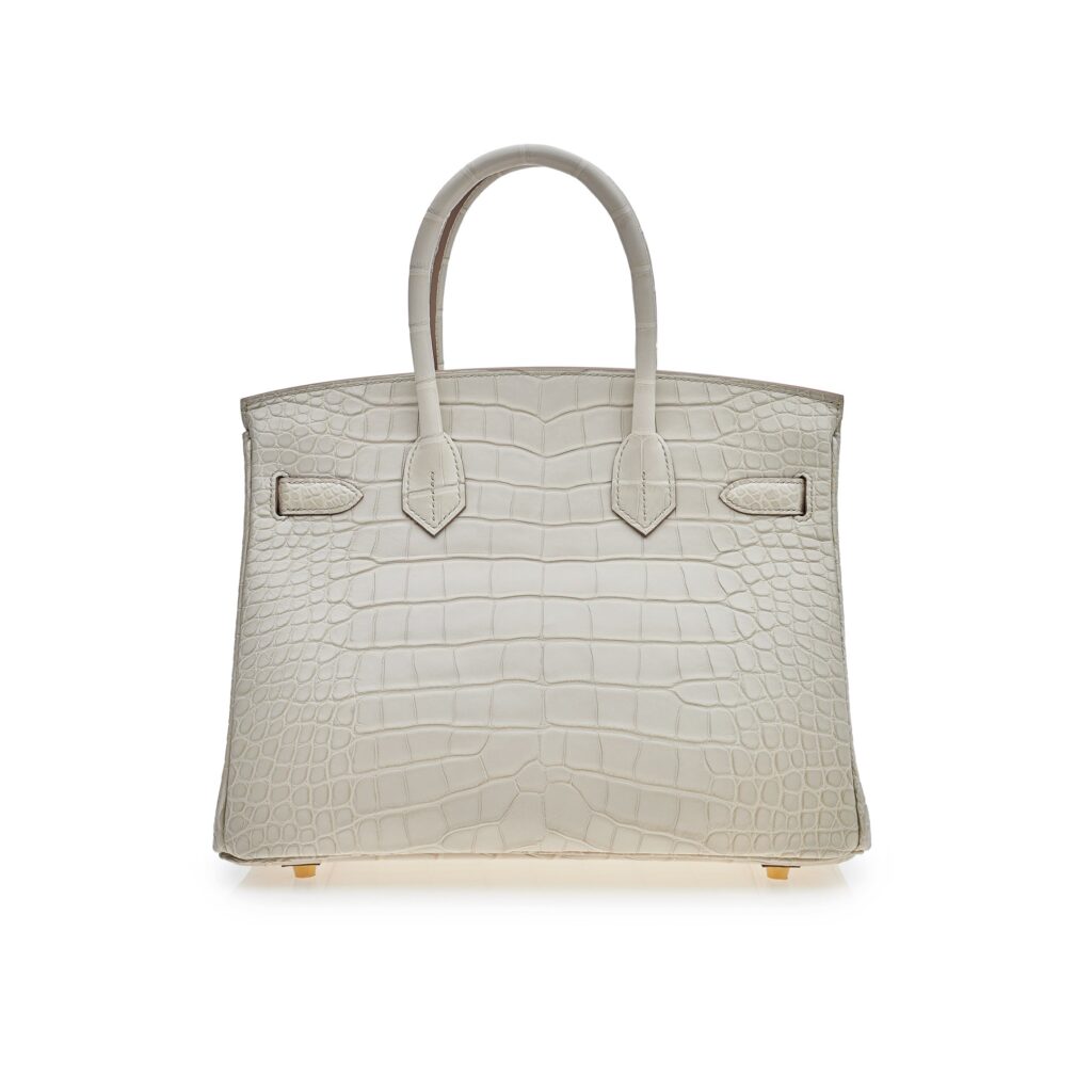 Hermes Birkin 30 Beton Matte Alligator Mississippiensis Gold Hardware - Product Image 2