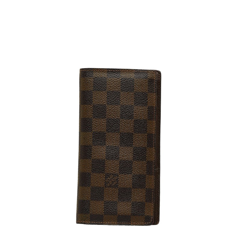 Louis Vuitton Damiere Portfolio Brother Long Wallet Brown PVC Leather Louis Vuitton | Studio Nafay