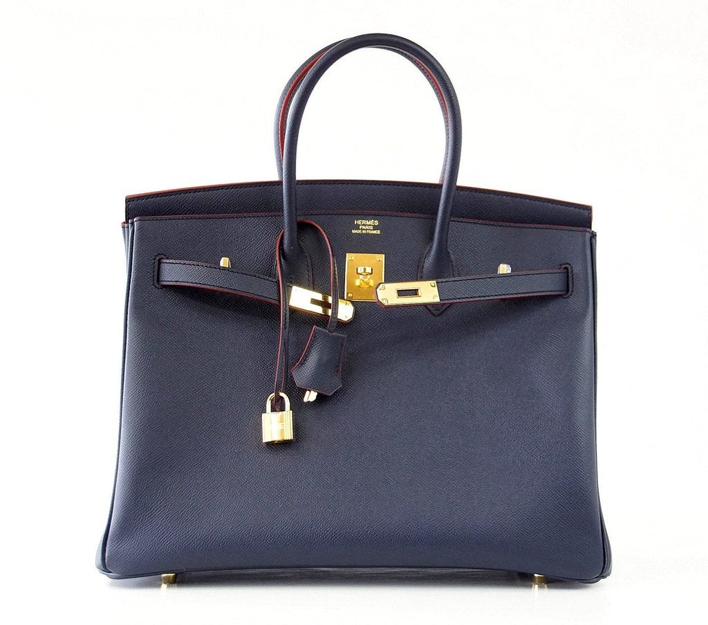 HermesBirkin 35 Two-Tone Limited Edition Epsom Bag