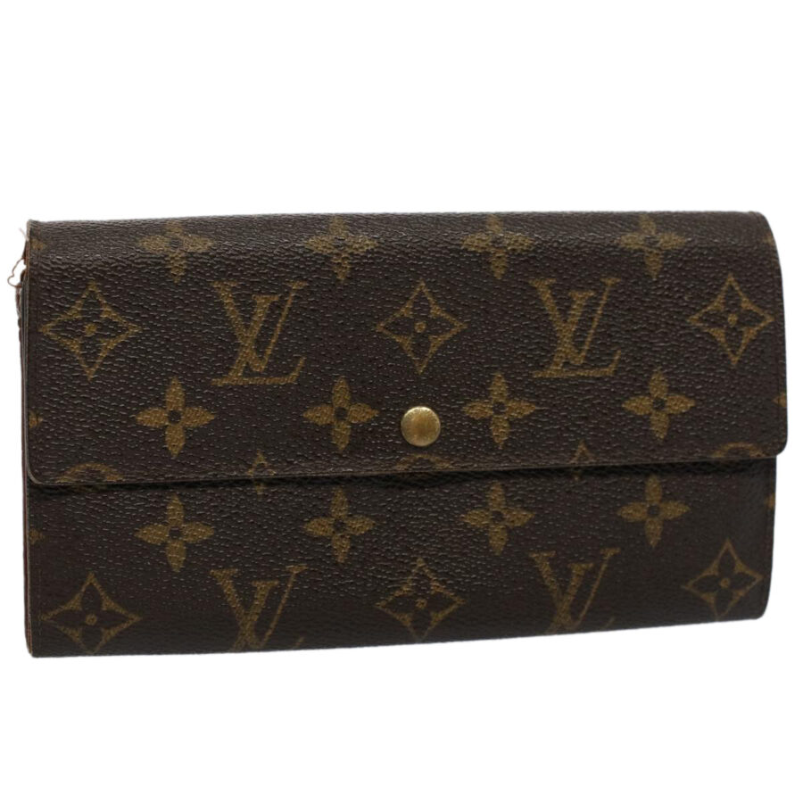 LOUIS VUITTON Monogram Portefeuille Sarah Long Wallet LV Auth ep2465 | Studio Nafay
