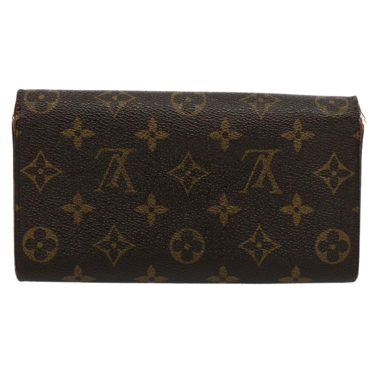 LOUIS VUITTON Monogram Portefeuille Sarah Long Wallet LV Auth ep2465