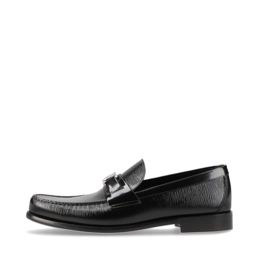 Louis Vuitton Main Line 22 Years Patent Leather 9 Mens Black LV Logo Epi | Studio Nafay