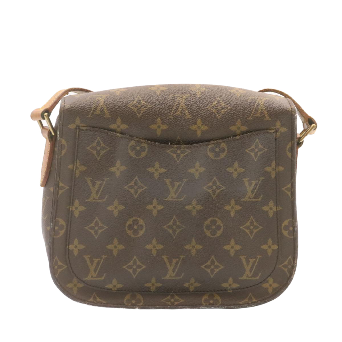 LOUIS VUITTON Monogram Saint Cloud GM Shoulder Bag LV Auth am1143g