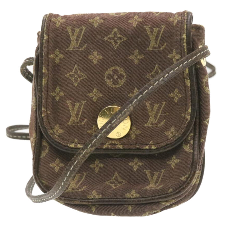 LOUIS VUITTON Monogram Idylle Pochette Cancun Pouch Brown LV Auth am273g | Studio Nafay