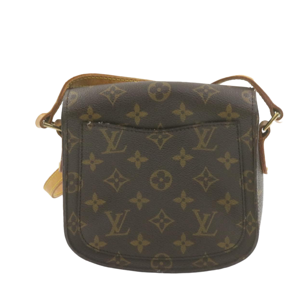 LOUIS VUITTON Monogram Saint Cloud PM Shoulder Bag LV Auth am888g