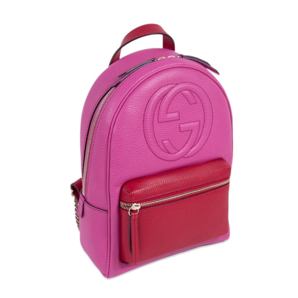 Gucci Bi-Color Soho Textured-Leather Backpack - Product Image 2