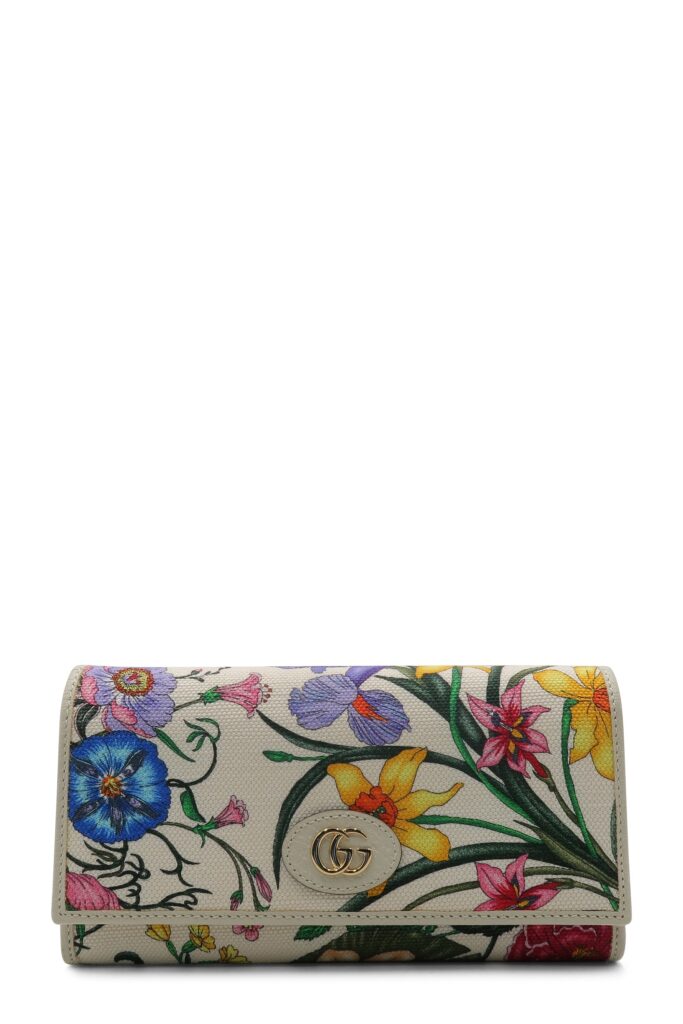 Flora Wallet on Chain White Multicolor - Product Image 2