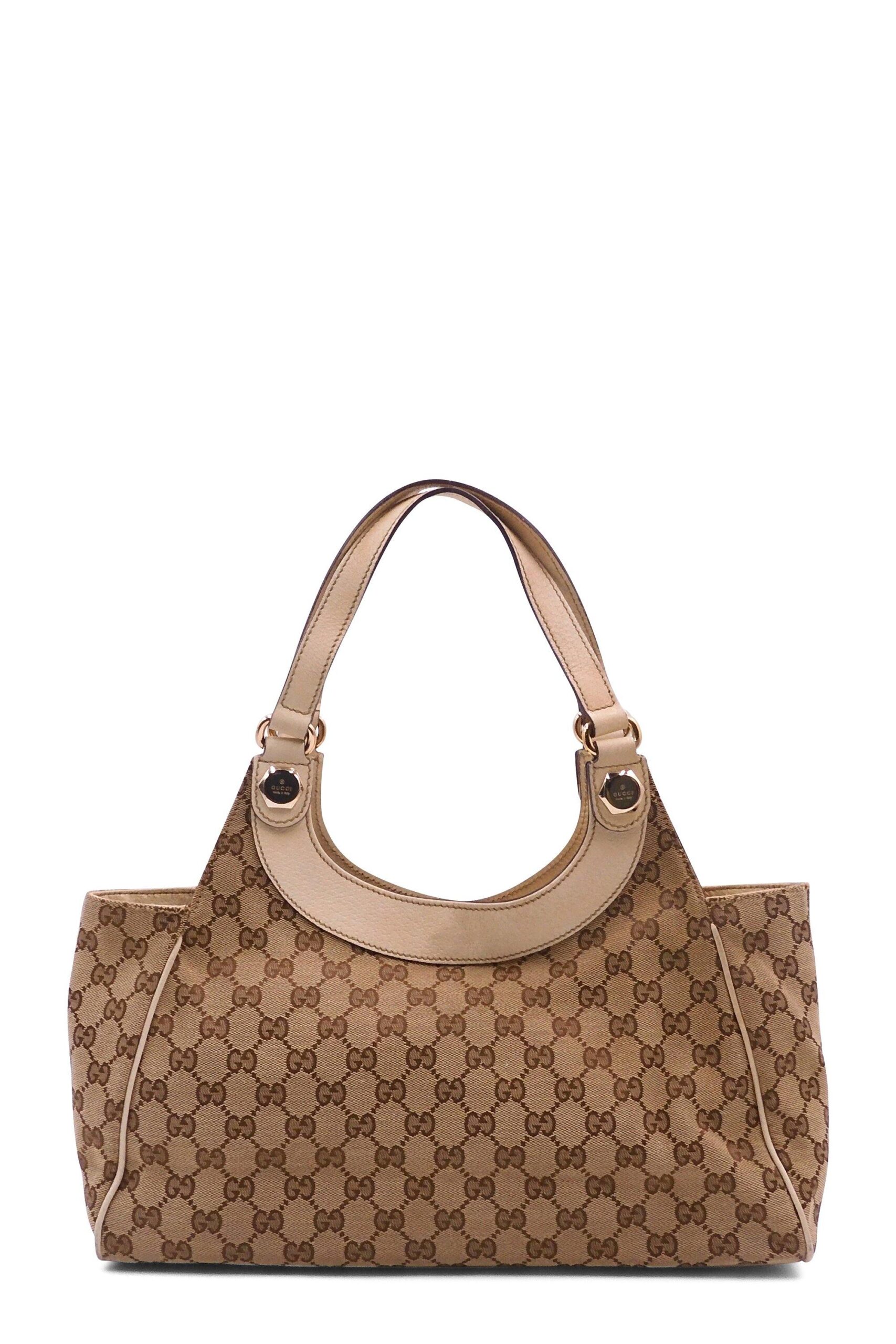 GG Canvas Charmy Shoulder Bag Brown