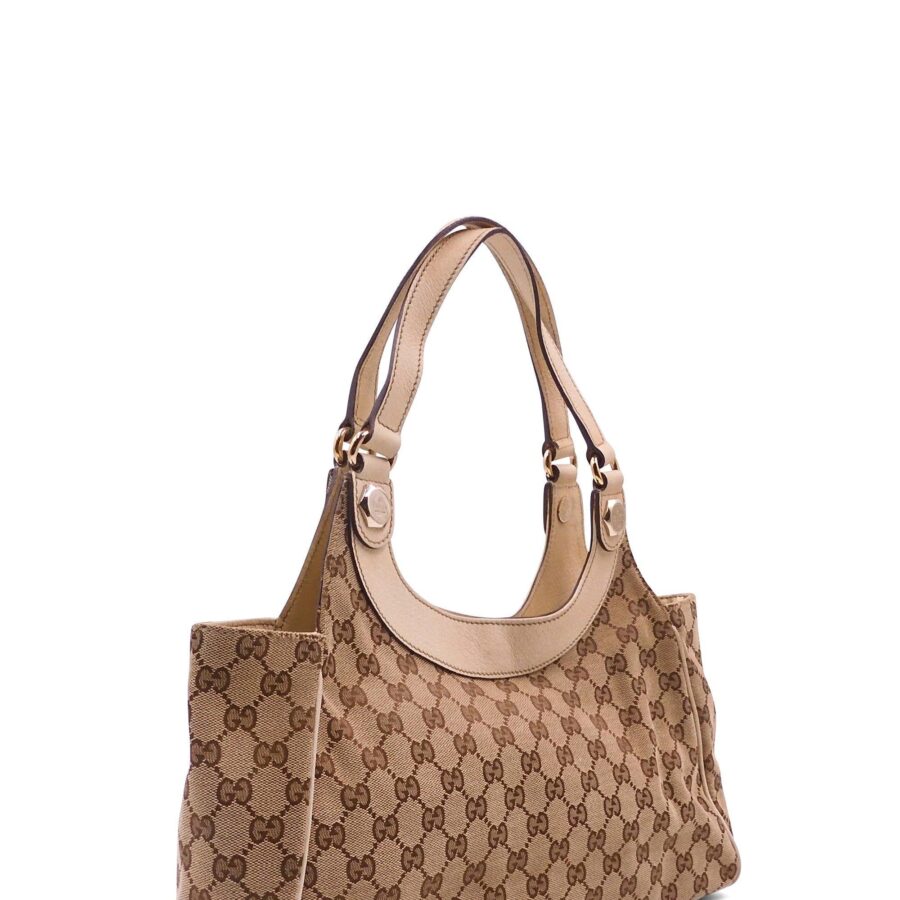 GG Canvas Charmy Shoulder Bag Brown | Studio Nafay