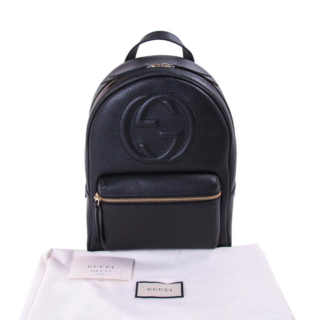 Gucci Soho Textured-Leather Backpack - Product Image 2