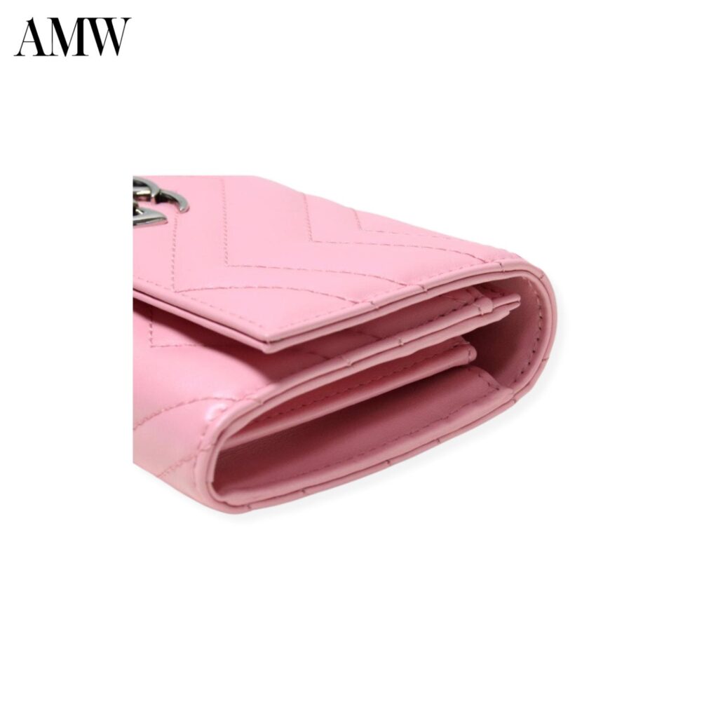 GUCCI Leather Bifold Wallet GG Marmont - Product Image 2