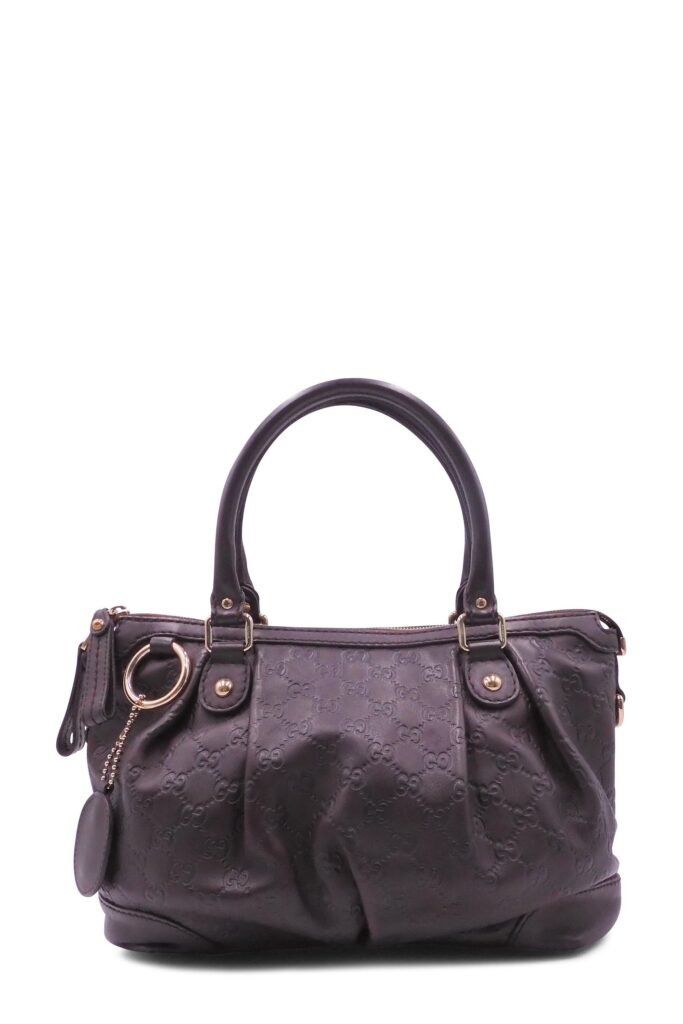 Signature Sukey Top Handle Bag Dark Brown - Product Image 2