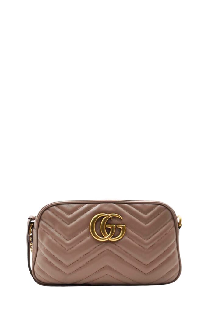Small GG Marmont Matelasse Shoulder Bag Dusty Pink Dusty Pink - Product Image 2