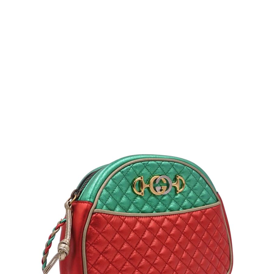 Trapuntata Mini Bag Red Green | Studio Nafay