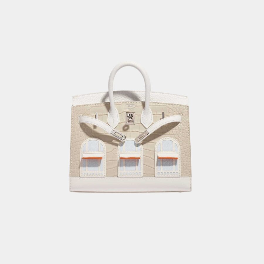Birkin 20 Faubourg Snow White Sous La Neige PHW | Studio Nafay