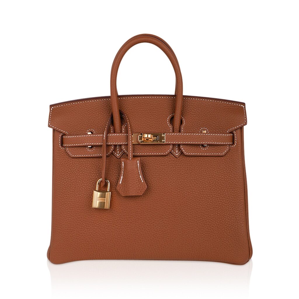 Hermes Birkin 25 Bag Gold Togo Leather Gold Hardware - Product Image 2