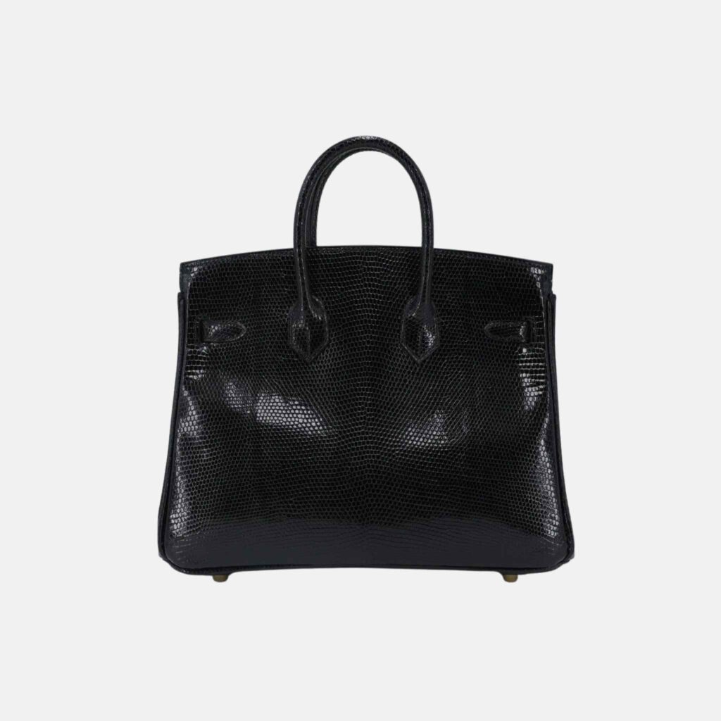 Birkin 25 Lizard Black GHW - Product Image 2