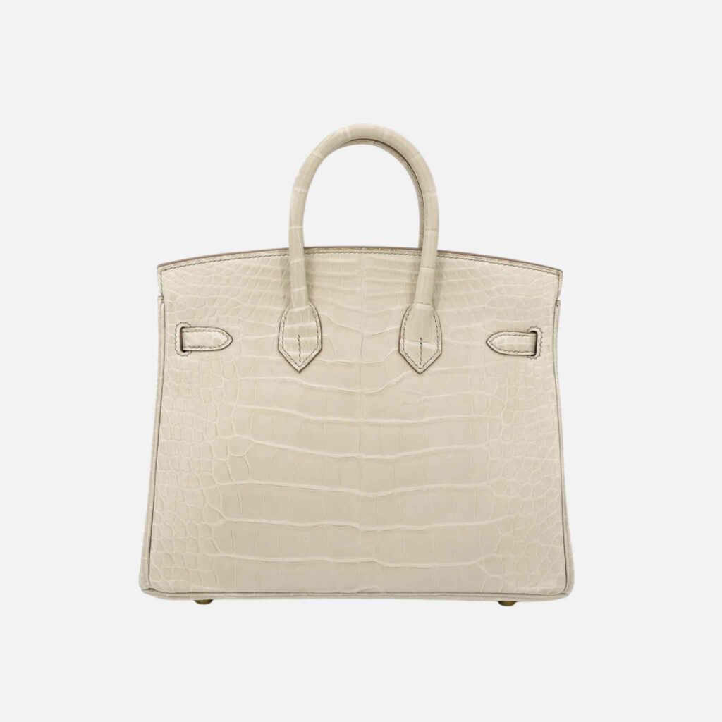 Birkin 25 Matte Alligator Beton GHW - Product Image 2